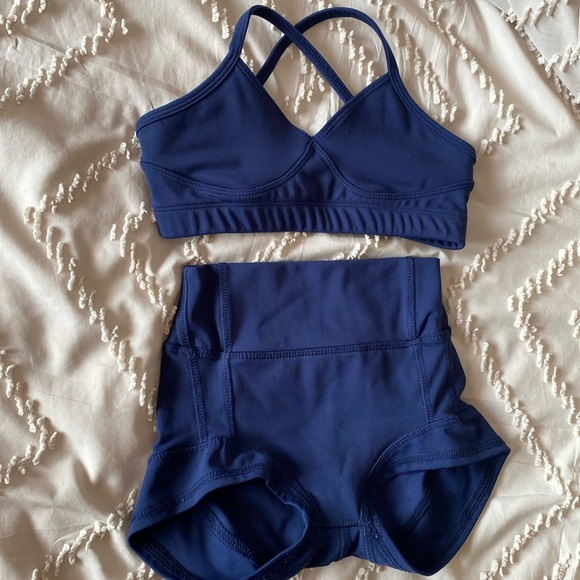 FIVE DANCEWEAR SET YOUTH MEDIUM- NAVY BLUE - Picture 2 of 9